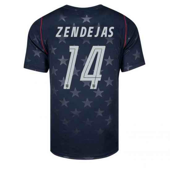 USA 2026 FIFA World Cup Soccer Star Stadium Jersey Set ( Have Shorts ) Alejandro Zendejas #14